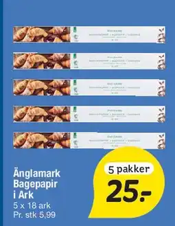 Fakta Tyskland Ånglamark Bagepapir tilbud