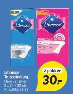 Fakta Tyskland Libresse trusseindlæg tilbud