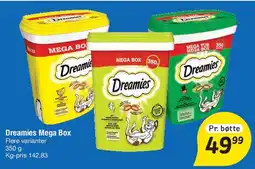 Fakta Tyskland Dreamies Mega Box tilbud