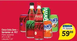 Fakta Tyskland Coca Cola Zero (varianter) tilbud