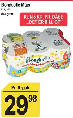 ABC Lavpris Bonduelle Majs tilbud
