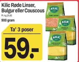 ABC Lavpris Kilic Røde Linser, Bulgur eller Couscous tilbud
