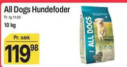 ABC Lavpris All Dogs Hundefoder tilbud