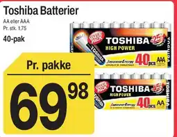 ABC Lavpris Toshiba Batterier tilbud