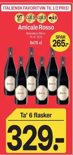 ABC Lavpris Amicale Rosso tilbud