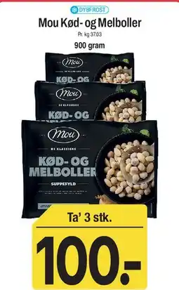ABC Lavpris Mou Kød- og Melboller tilbud