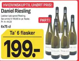 ABC Lavpris Daniel Riesling tilbud