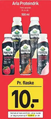 ABC Lavpris Arla Proteindrik tilbud