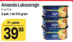 ABC Lavpris Amanda Luksusrogn tilbud