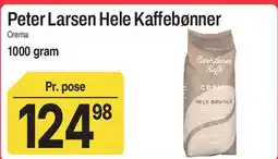 ABC Lavpris Peter Larsen Hele Kaffebønner tilbud