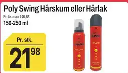 ABC Lavpris Poly Swing Hårskum eller Hårlak tilbud