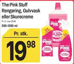 ABC Lavpris The Pink Stuff Rengøring, Gulvvask eller Skurecreme tilbud