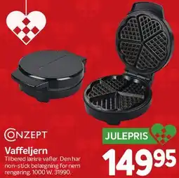 Din Isenkræmmer Conzept Vaffeljern / liten grill tilbud