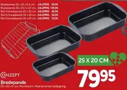 Din Isenkræmmer Bradepande 25 x 20 cm tilbud