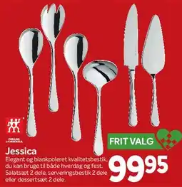 Din Isenkræmmer Jessica Bestik - frit valg tilbud
