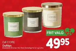 Din Isenkræmmer Duftlys / lys i glas tilbud