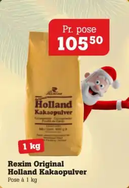 Poetzsch Padborg Rexim Original Holland Kakaopulver tilbud