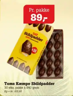 Poetzsch Padborg Toms Kæmpe Skildpadder tilbud