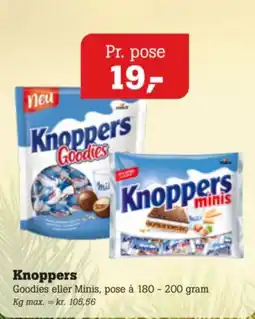 Poetzsch Padborg Knoppers Goodies eller Minis tilbud