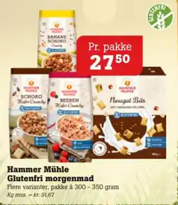 Poetzsch Padborg Hammer Mühle Glutenfri morgenmad tilbud