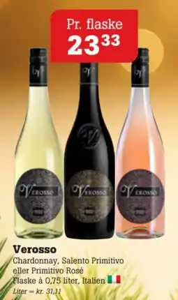 Poetzsch Padborg Verosso Chardonnay Salento Primitivo eller Primitivo Rosé tilbud