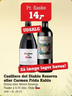 Poetzsch Padborg Casillero del Diablo Reserva tilbud