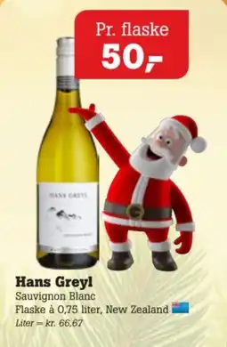 Poetzsch Padborg Hans Greyl Sauvignon Blanc tilbud