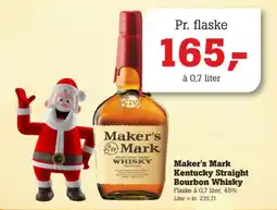 Poetzsch Padborg Maker's Mark Kentucky Straight Bourbon Whisky tilbud
