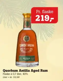 Poetzsch Padborg Quorhum Antilia Aged Rum tilbud
