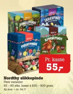 Poetzsch Padborg Nordthy slikkepinde tilbud
