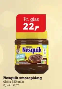 Poetzsch Padborg Nesquik smørepålæg tilbud