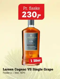 Poetzsch Padborg Larsen Cognac VS Single Grape tilbud