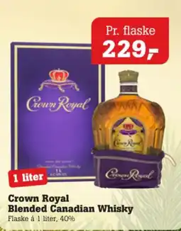 Poetzsch Padborg Crown Royal Blended Canadian Whisky tilbud