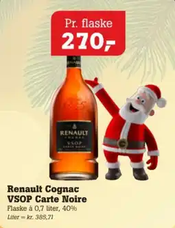 Poetzsch Padborg Renault Cognac VSOP Carte Noire tilbud