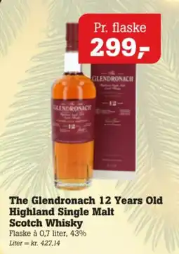 Poetzsch Padborg The Glendronach 12 Years Old Highland Single Malt Scotch Whisky tilbud