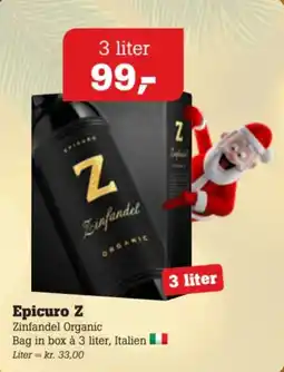 Poetzsch Padborg Epicuro Z Zinfandel Organic tilbud