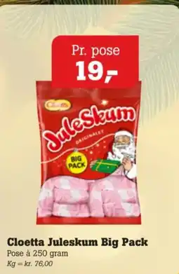 Poetzsch Padborg Cloetta Juleskum tilbud