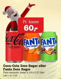 Poetzsch Padborg Coca-Cola Zero Sugar eller Fanta Zero Sugar tilbud