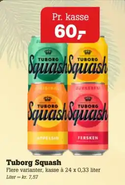 Poetzsch Padborg Tuborg Squash tilbud
