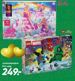 Bilka Barbie / Marvel Julekalendere tilbud