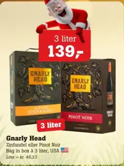 Poetzsch Padborg Gnarly Head Zinfandel eller Pinot Noir tilbud