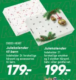 Bilka Choice by Heart Julekalender til børn tilbud