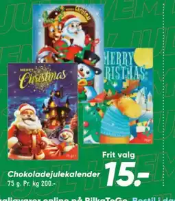 Bilka Chokoladejulekalender tilbud