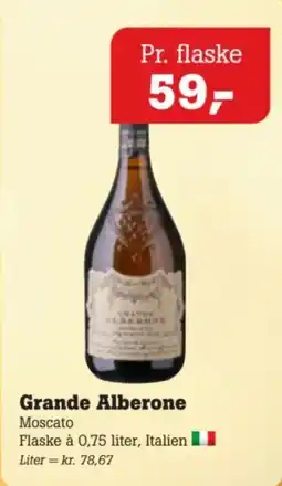 Poetzsch Padborg Grande Alberone Moscato tilbud