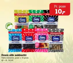 Poetzsch Padborg Evers slik sukkerfri tilbud