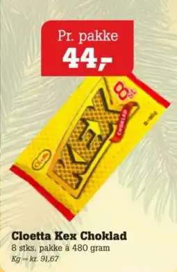 Poetzsch Padborg Cloetta Kex Choklad tilbud