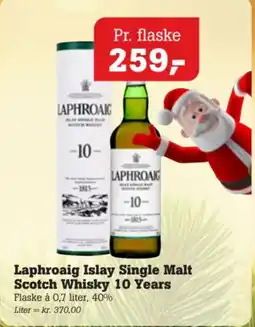 Poetzsch Padborg Laphroaig Islay Single Malt Scotch Whisky 10 Years tilbud