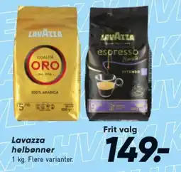 Bilka Lavazza helbønner tilbud