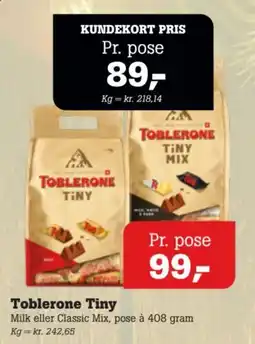 Poetzsch Padborg Toblerone Tiny tilbud