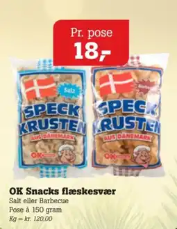 Poetzsch Padborg OK Snacks flæskesvær tilbud